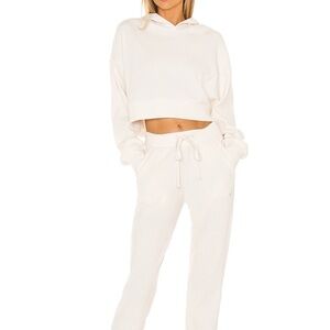 Women's Cream Hoodie and Pants Set